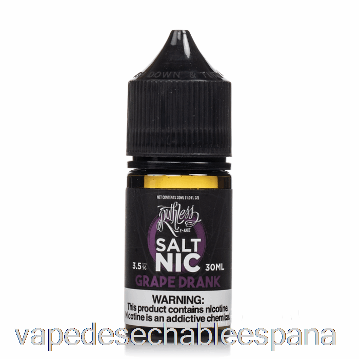 Vape Desechable Bebida De Uva España - Sal Despiadada - 30ml 35mg